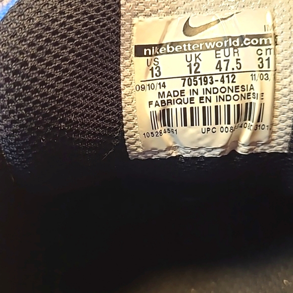 Nike SB Satire Premium Blue Canvas Floral Shoes - Picture 10 of 10